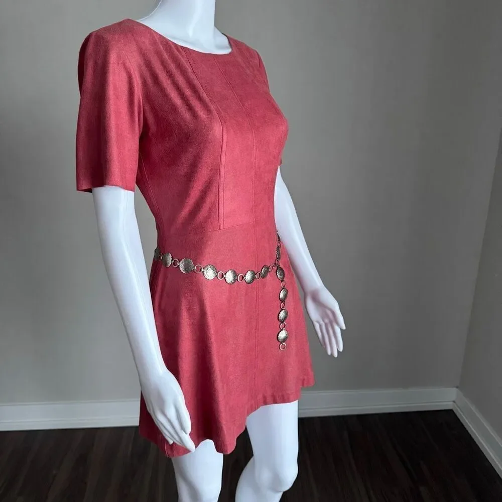 NWOT Alexis x Revolve Faux Suede Mini Dress Size S